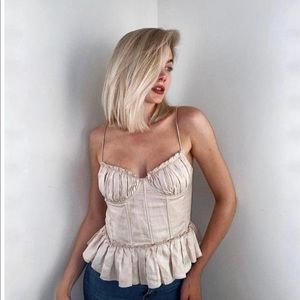 H&M Brock Collection Corset Top